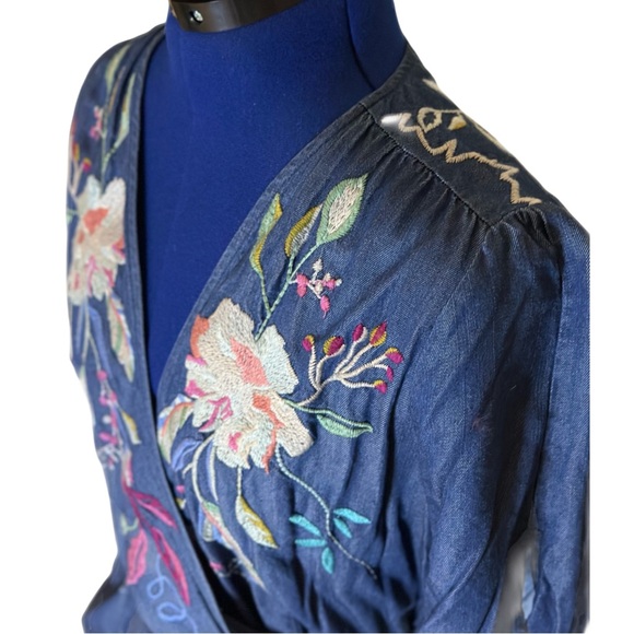 NICO WRAP DRESS JOHNNY WAS - Picture 2 of 7